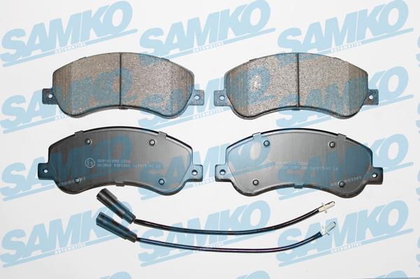 Samko 5SP1260 - Brake Pad Set, disc brake autospares.lv