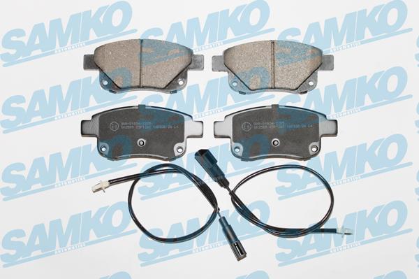 Samko 5SP1261 - Brake Pad Set, disc brake autospares.lv