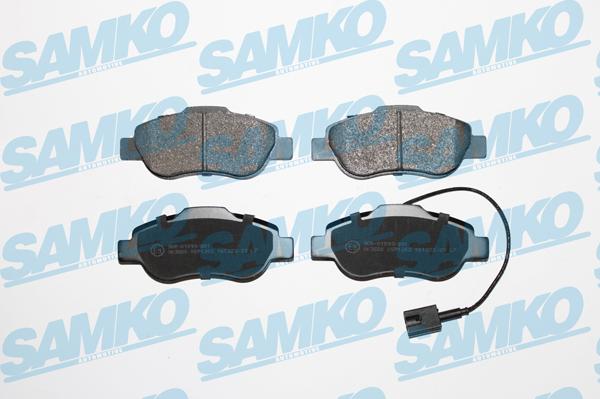 Samko 5SP1263 - Brake Pad Set, disc brake autospares.lv