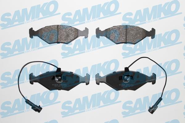 Samko 5SP1204 - Brake Pad Set, disc brake autospares.lv