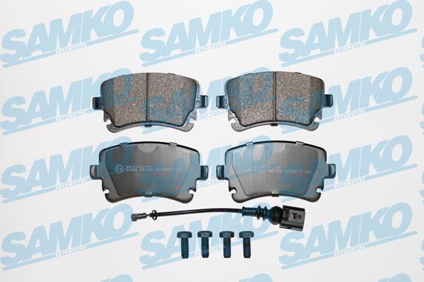 Samko 5SP1206 - Brake Pad Set, disc brake autospares.lv