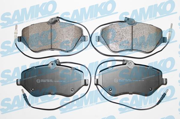 Samko 5SP1202 - Brake Pad Set, disc brake autospares.lv