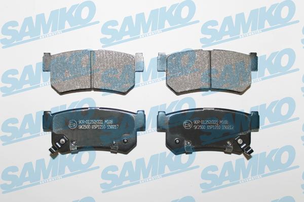 Samko 5SP1210 - Brake Pad Set, disc brake autospares.lv