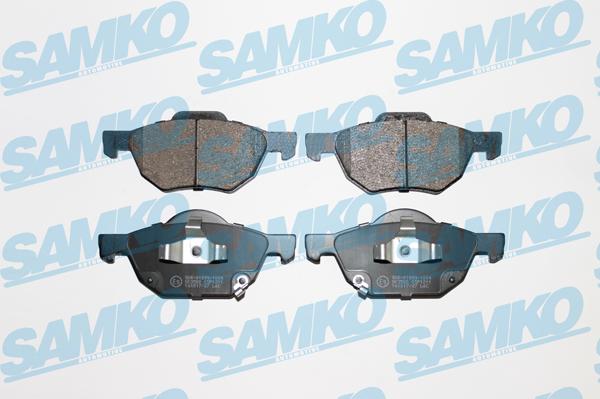 Samko 5SP1211 - Brake Pad Set, disc brake autospares.lv