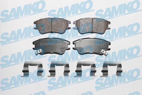 Samko 5SP1212 - Brake Pad Set, disc brake autospares.lv