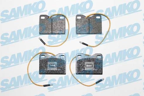 Samko 5SP121 - Brake Pad Set, disc brake autospares.lv