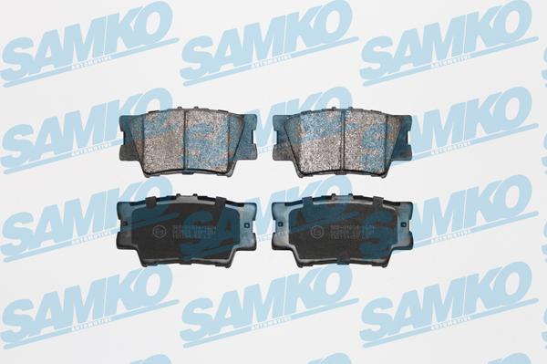 Samko 5SP1281 - Brake Pad Set, disc brake autospares.lv
