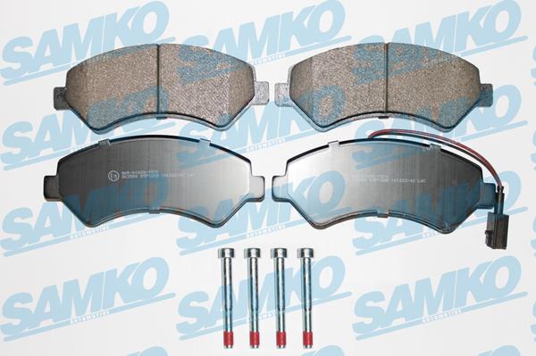 Samko 5SP1288 - Brake Pad Set, disc brake autospares.lv