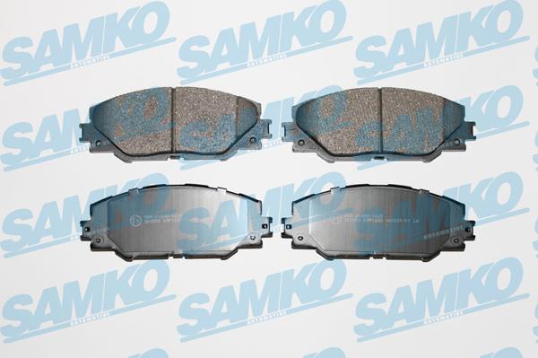 Samko 5SP1282 - Brake Pad Set, disc brake autospares.lv