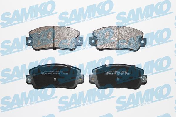 Samko 5SP128 - Brake Pad Set, disc brake autospares.lv