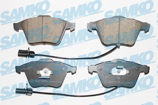 Samko 5SP1239 - Brake Pad Set, disc brake autospares.lv
