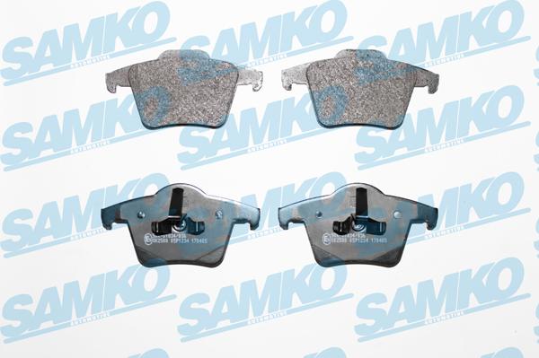 Samko 5SP1234 - Brake Pad Set, disc brake autospares.lv