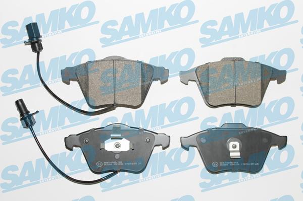 Samko 5SP1230 - Brake Pad Set, disc brake autospares.lv