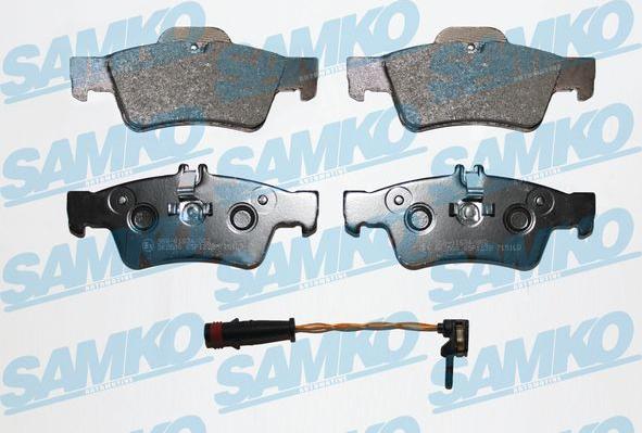 Samko 5SP1232A - Brake Pad Set, disc brake autospares.lv