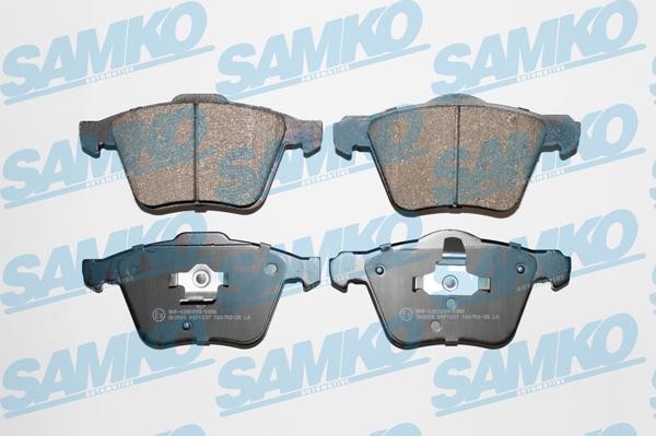 Samko 5SP1237 - Brake Pad Set, disc brake autospares.lv
