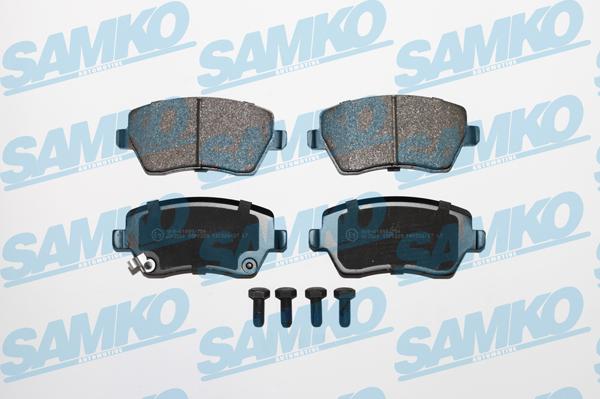 Samko 5SP1229 - Brake Pad Set, disc brake autospares.lv