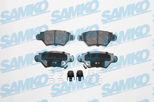 Samko 5SP1227 - Brake Pad Set, disc brake autospares.lv