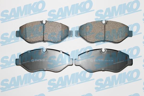 Samko 5SP1275 - Brake Pad Set, disc brake autospares.lv