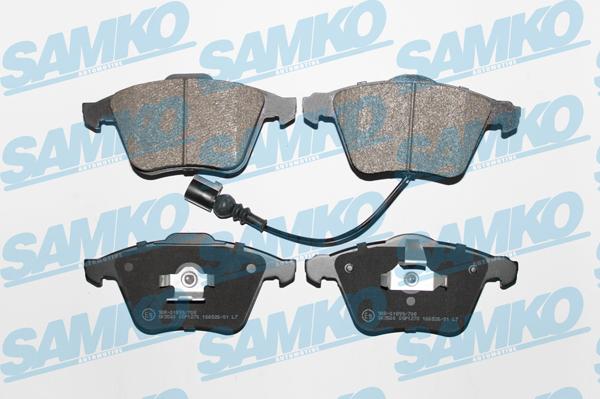 Samko 5SP1270 - Brake Pad Set, disc brake autospares.lv