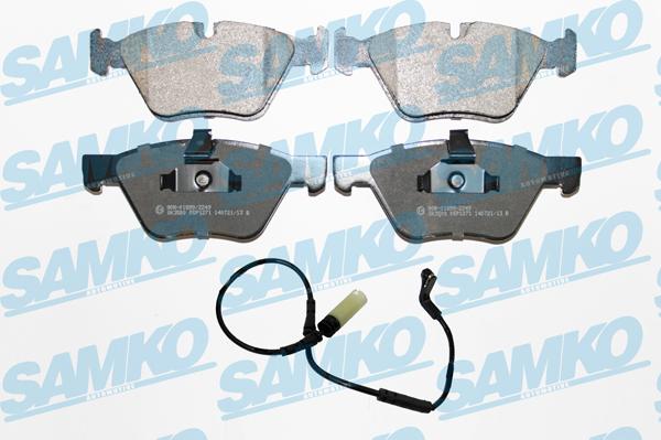 Samko 5SP1271A - Brake Pad Set, disc brake autospares.lv