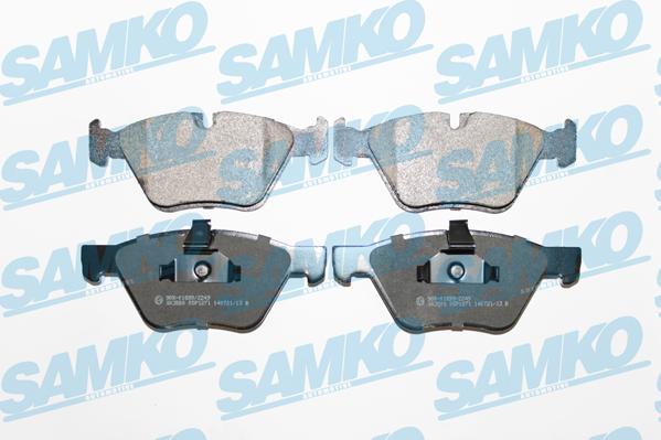 Samko 5SP1271 - Brake Pad Set, disc brake autospares.lv