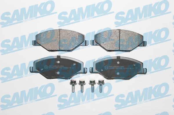 Samko 5SP1795 - Brake Pad Set, disc brake autospares.lv