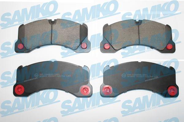 Samko 5SP1754 - Brake Pad Set, disc brake autospares.lv