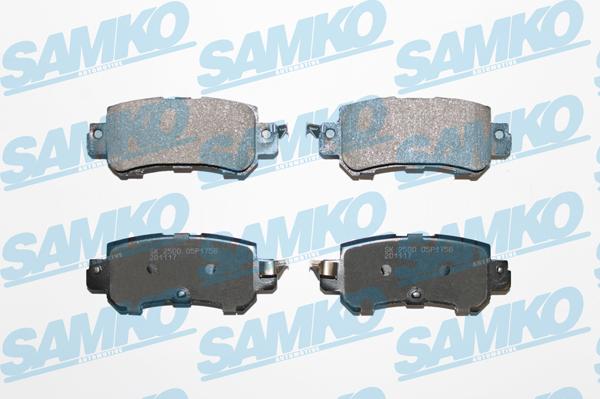 Samko 5SP1756 - Brake Pad Set, disc brake autospares.lv