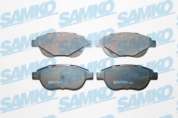 Samko 5SP1751 - Brake Pad Set, disc brake autospares.lv