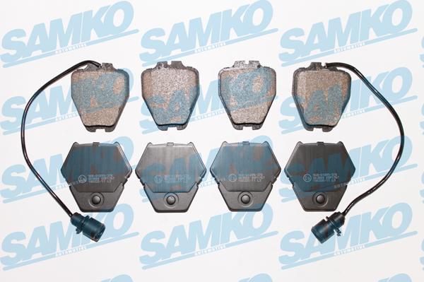 Samko 5SP1767 - Brake Pad Set, disc brake autospares.lv