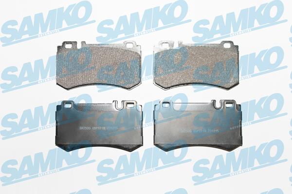 Samko 5SP1719 - Brake Pad Set, disc brake autospares.lv