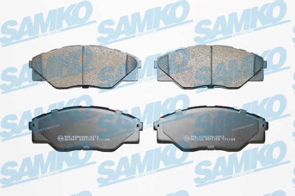 Samko 5SP1718 - Brake Pad Set, disc brake autospares.lv