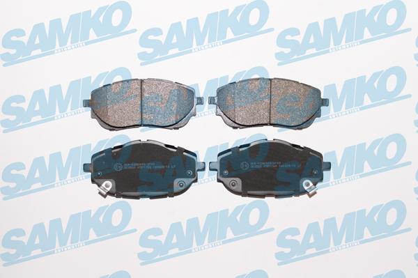 Samko 5SP1784 - Brake Pad Set, disc brake autospares.lv