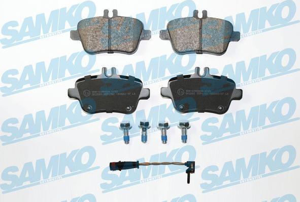 Samko 5SP1782A - Brake Pad Set, disc brake autospares.lv