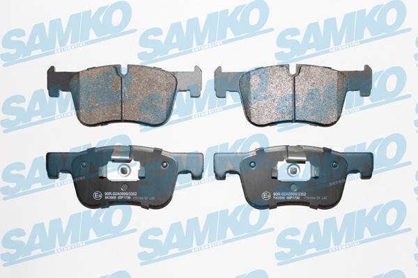 Samko 5SP1739 - Brake Pad Set, disc brake autospares.lv