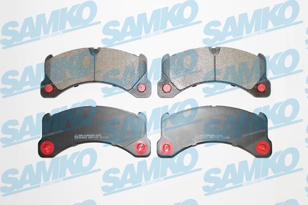 Samko 5SP1731 - Brake Pad Set, disc brake autospares.lv