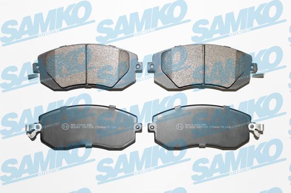 Samko 5SP1729 - Brake Pad Set, disc brake autospares.lv