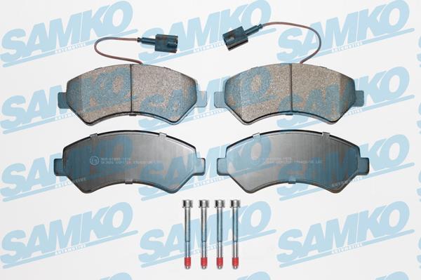 Samko 5SP1721 - Brake Pad Set, disc brake autospares.lv