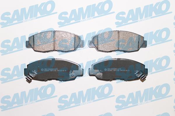 Samko 5SP1728 - Brake Pad Set, disc brake autospares.lv