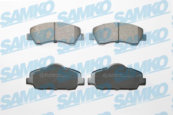 Samko 5SP1770 - Brake Pad Set, disc brake autospares.lv