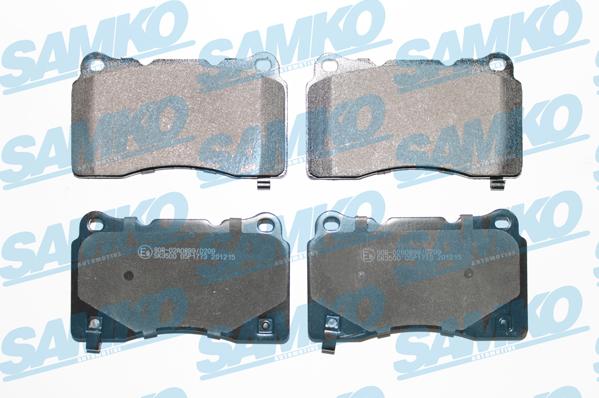 Samko 5SP1773 - Brake Pad Set, disc brake autospares.lv