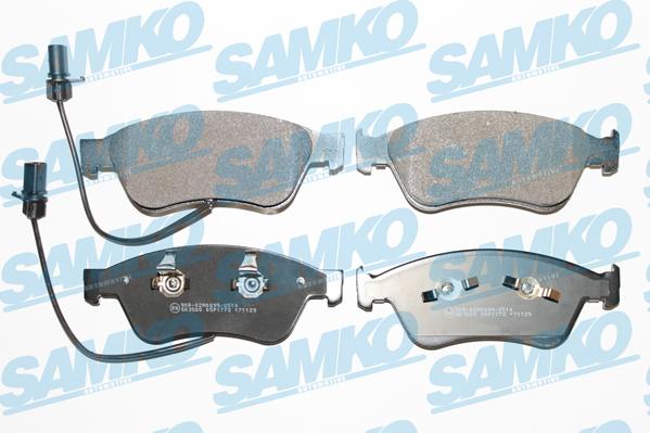 Samko 5SP1772 - Brake Pad Set, disc brake autospares.lv