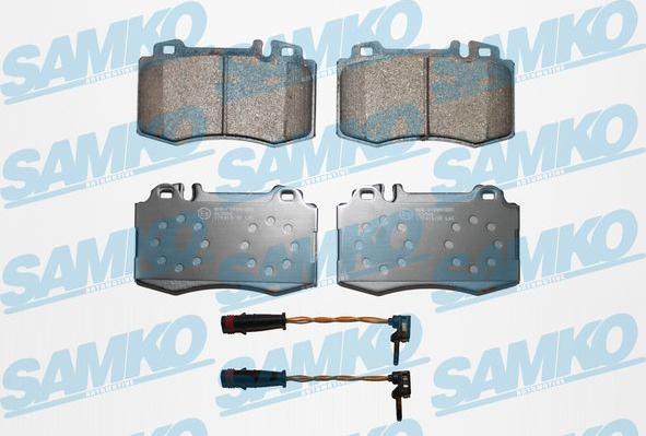 Samko 5SP899A - Brake Pad Set, disc brake autospares.lv