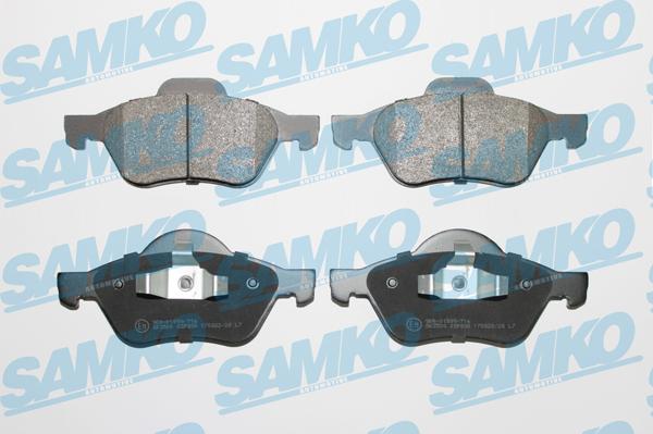 Samko 5SP898 - Brake Pad Set, disc brake autospares.lv
