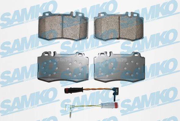 Samko 5SP849A - Brake Pad Set, disc brake autospares.lv