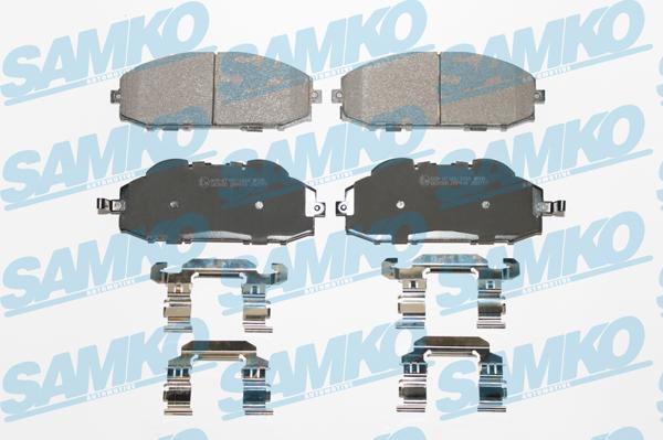 Samko 5SP845 - Brake Pad Set, disc brake autospares.lv