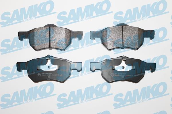 Samko 5SP841 - Brake Pad Set, disc brake autospares.lv