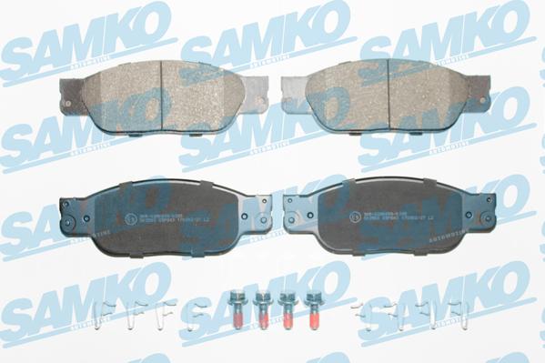 Samko 5SP843 - Brake Pad Set, disc brake autospares.lv