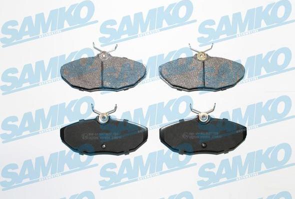 Samko 5SP854 - Brake Pad Set, disc brake autospares.lv