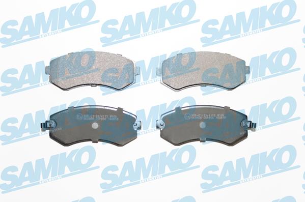 Samko 5SP856 - Brake Pad Set, disc brake autospares.lv
